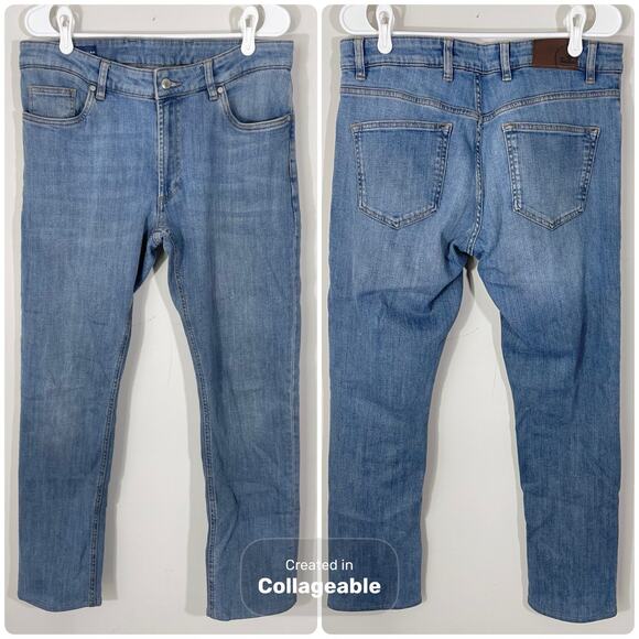 Peter Millar Other - Peter Millar Collection Vintage Washed 5-Pocket Denim Jeans Mens 35 X 31 Stretch